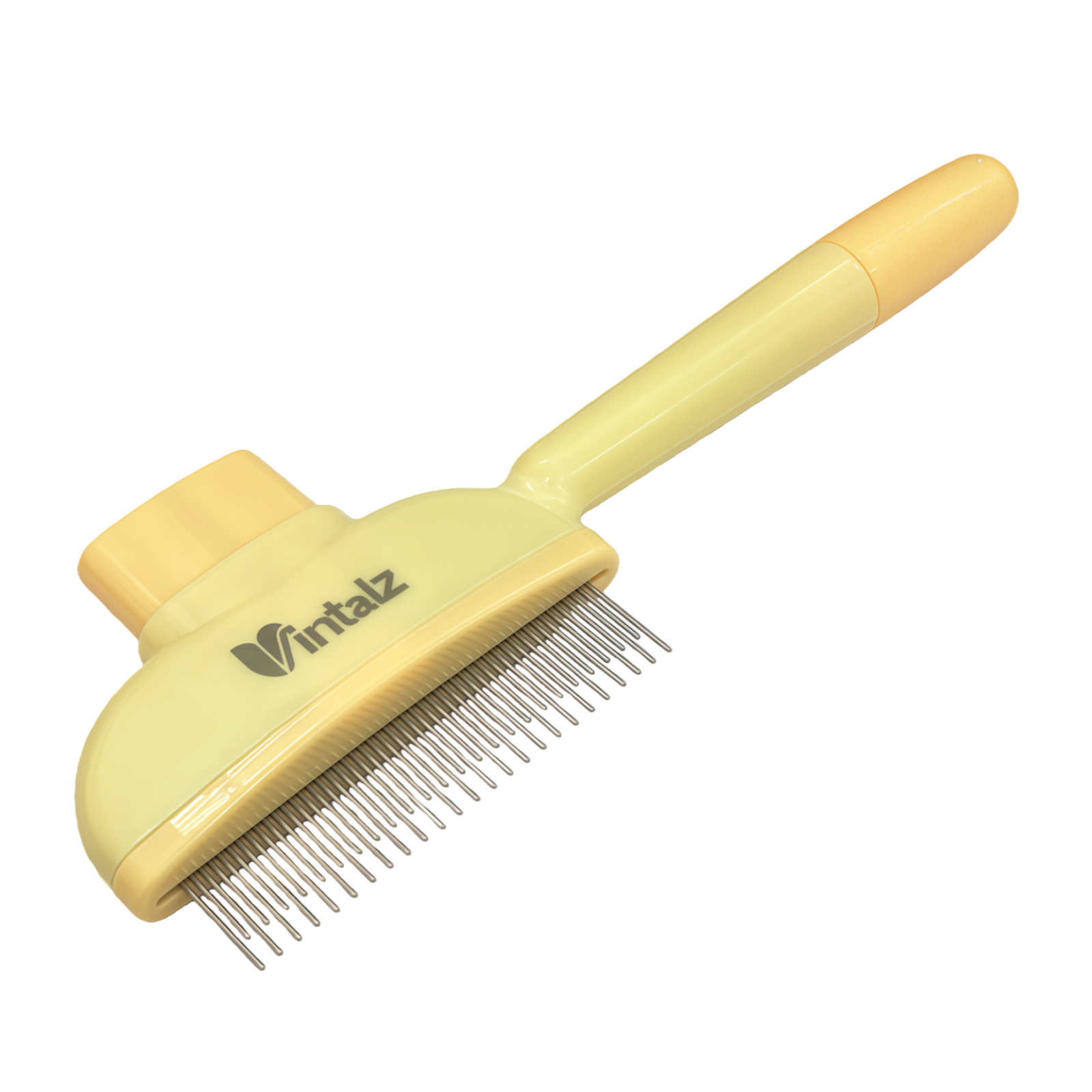 VINTALZ Pet Deshedding Brush for Short Hair Cats & Dogs, Gentle Underc ...